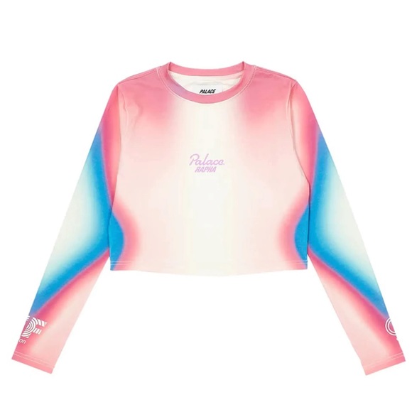 PALACE Tops - NWT - Palace x Rapha EF Education First Women's Cropped T-shirt (Pink)